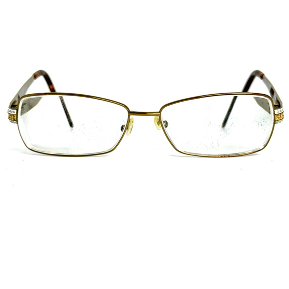 Gucci GG 2750 GSD Gold Metal Eyeglasses Frames 56-15 140 Italy Designer H18916 - Picture 1 of 8